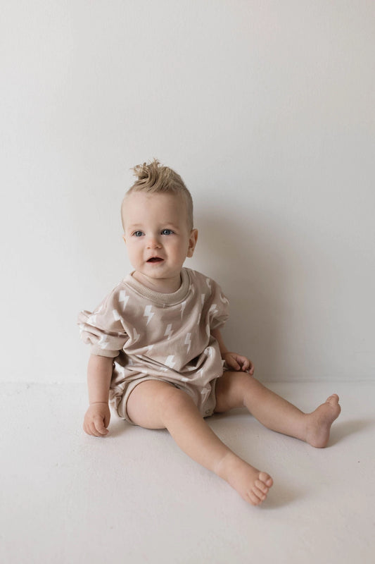 Forever French Baby Romper | Lightning