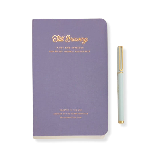 Dot Grid Bullet Journal for Coffee Lovers in Veri Peri