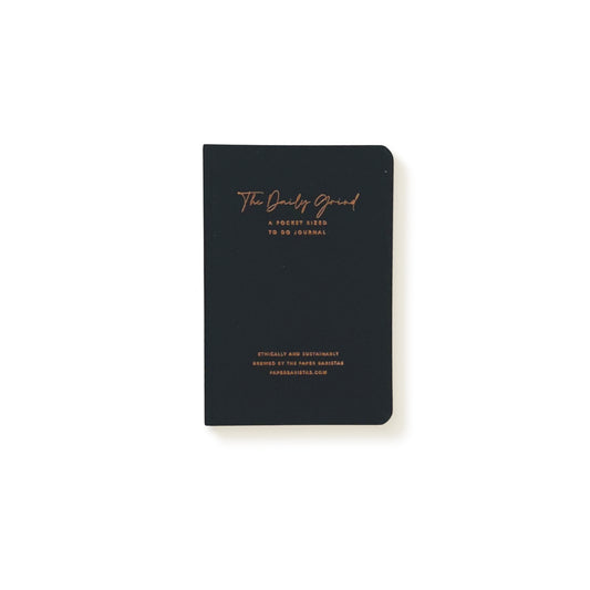 Pocket-Sized To Do List Notebook Journal in Black