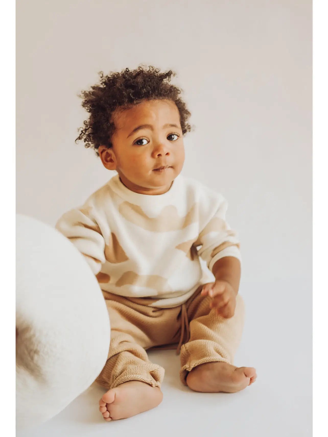 Knitted Sweater | Boho Organic Shapes