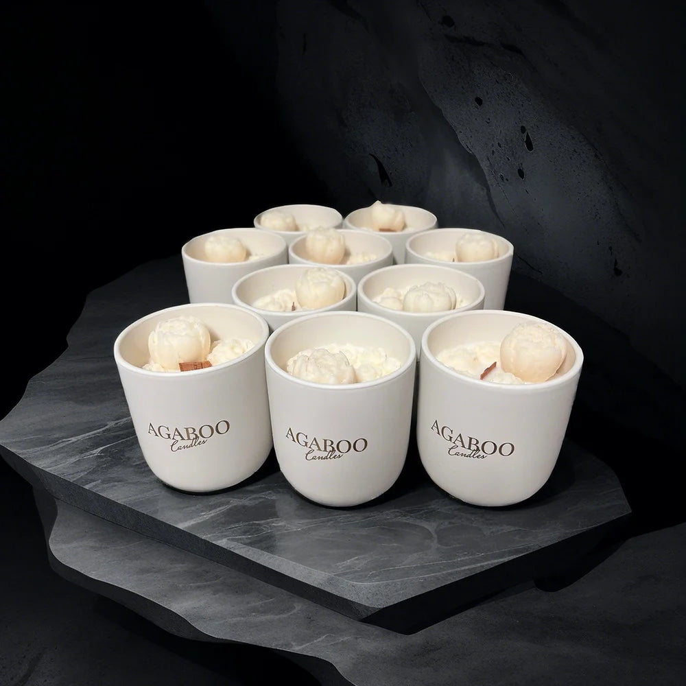 Flower Candle Ceramic