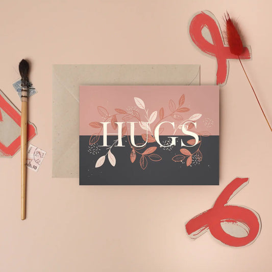 Hugs Card | Friendship Love | Birthday | Thinking of You