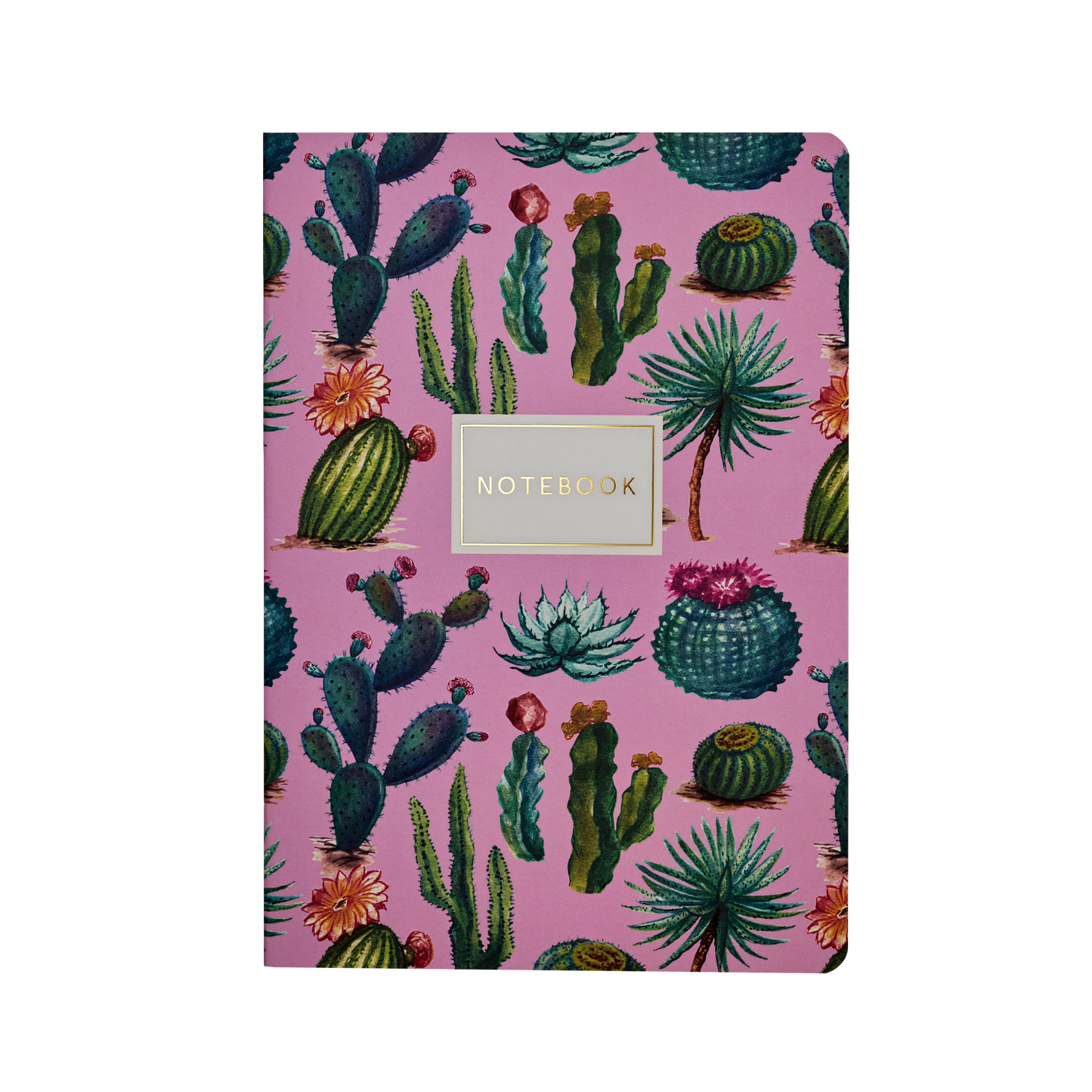 Cactus  on Rose Notebook