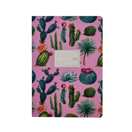 Cactus  on Rose Notebook