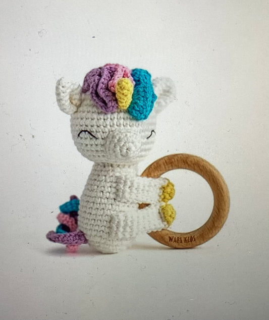 Unicorn Crochet Rattle