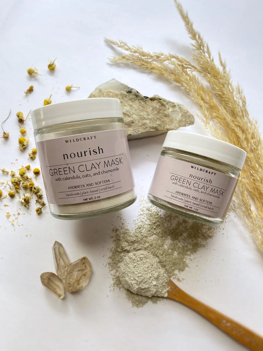 Nourish Herbal Green Clay Mask